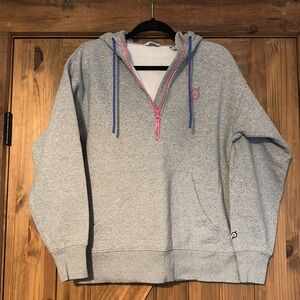 Peloton Oversized Hoodie Sweatshirt, gray, Small